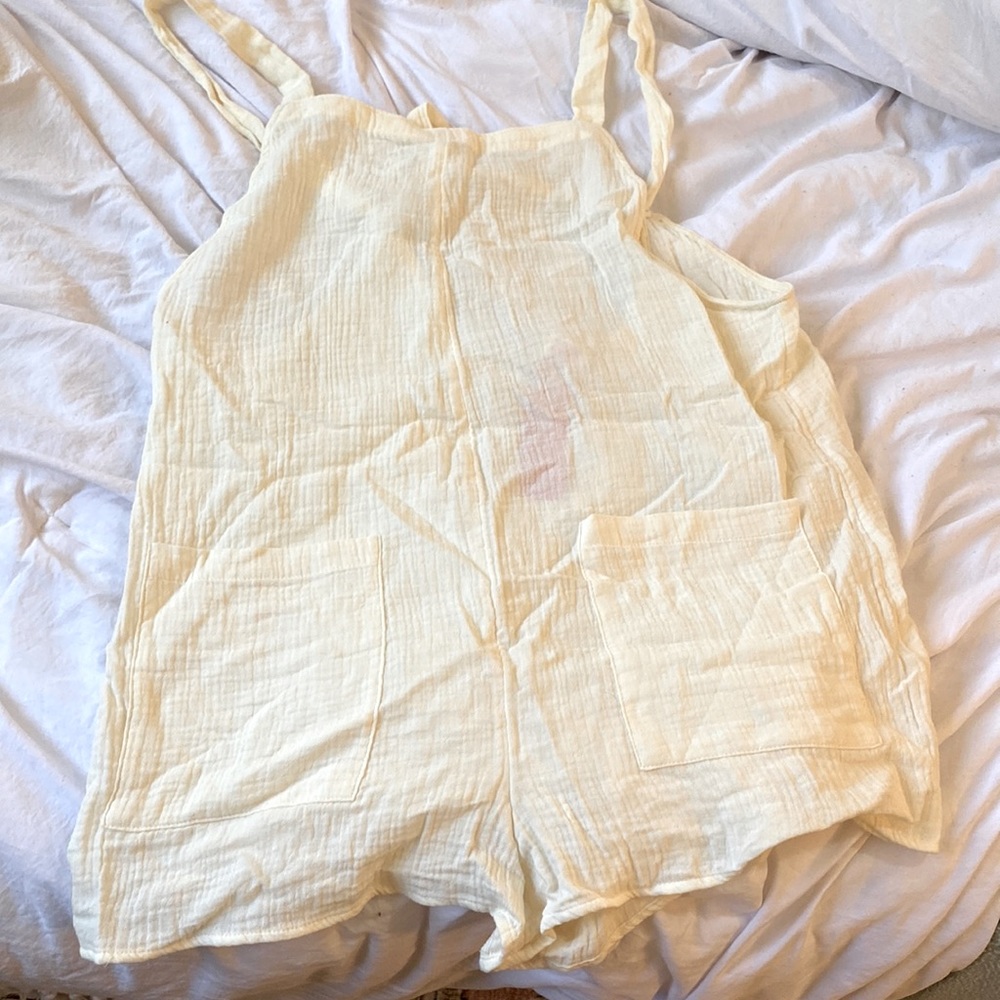 Tan swim suit cover up from Target.